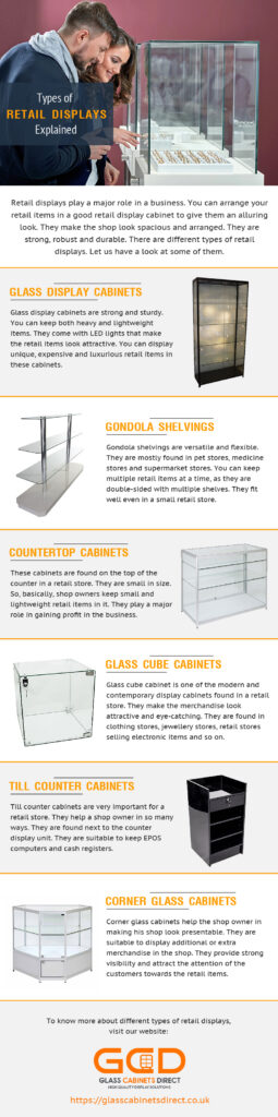 Glass cabinets 